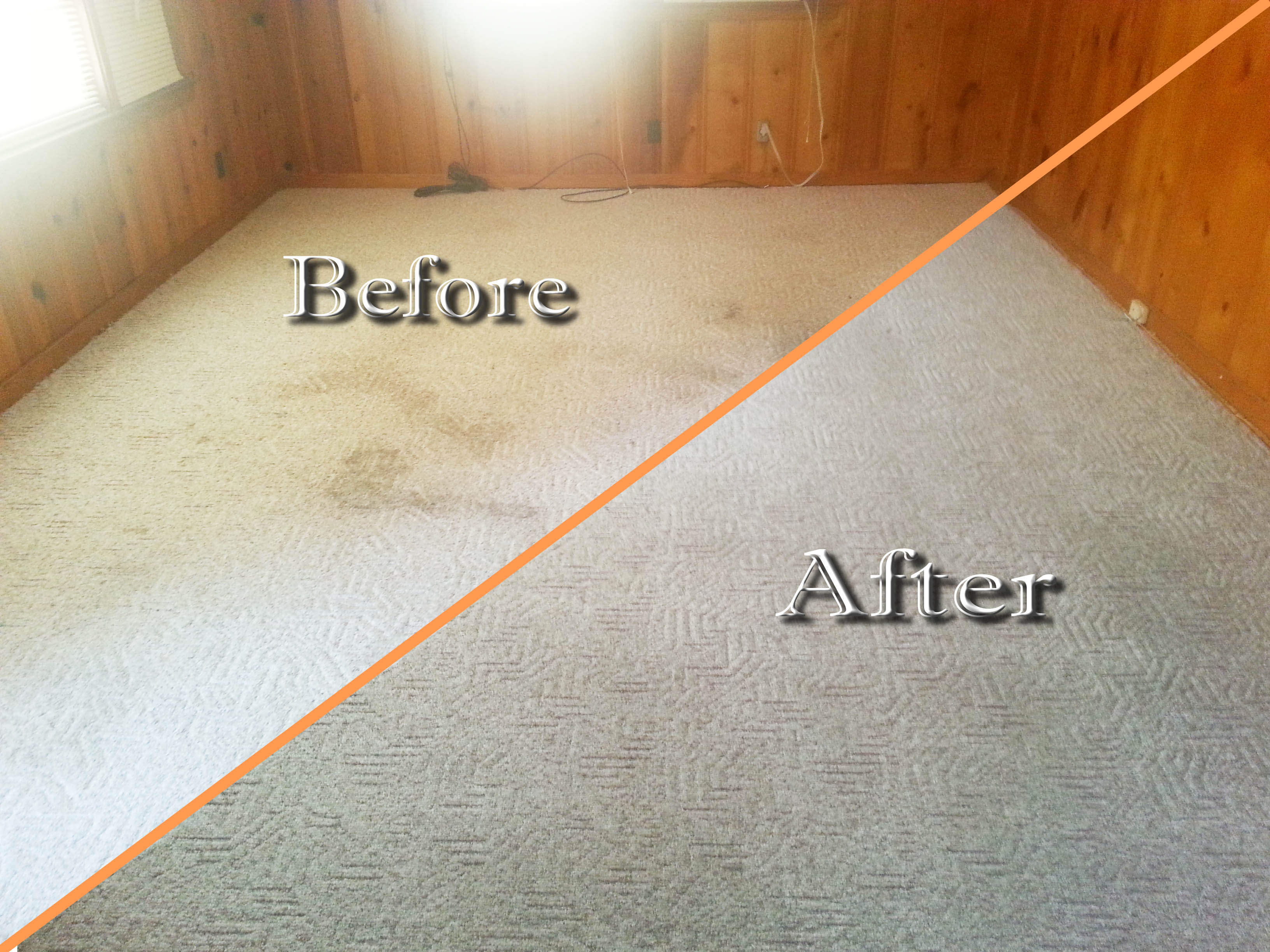 Carpet and Tile Cleaning before and after shots.